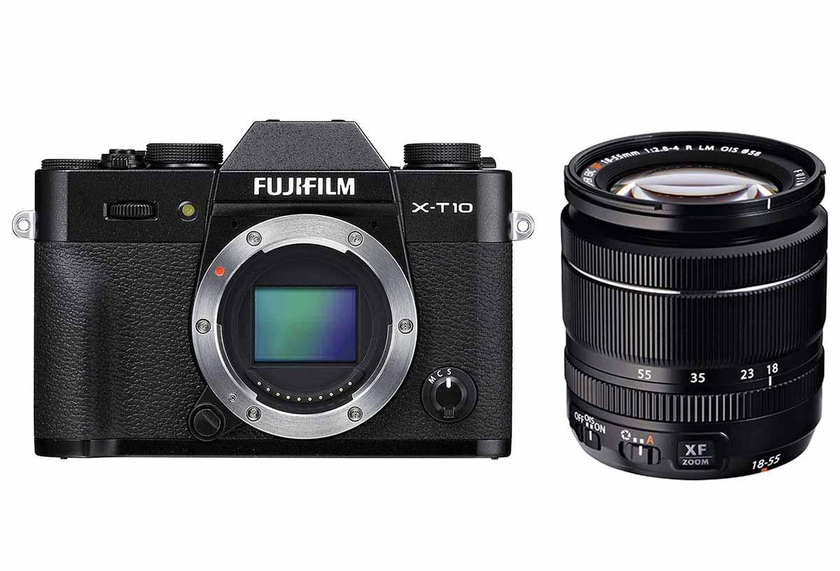 Fujifilm X-T10 + XF18-55mmF2.8-4 R LM OIS (czarny) - Opinie, Cena 