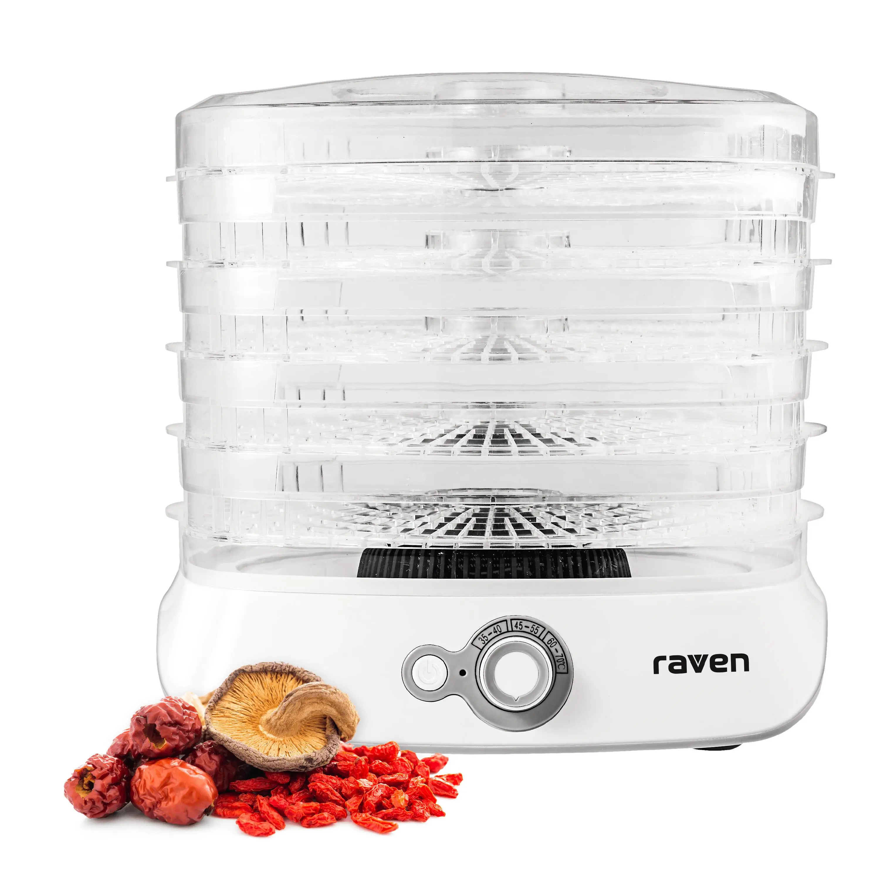 Suszarka do grzybów Raven ESS004X 500W 5 sit