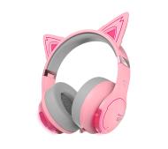 Słuchawki bezprzewodowe z mikrofonem Edifier HECATE G5BT Cat - różowy