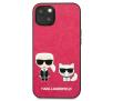 Etui Karl Lagerfeld Ikonik Karl & Choupette KLHCP13SPCUSKCP do iPhone 13 mini