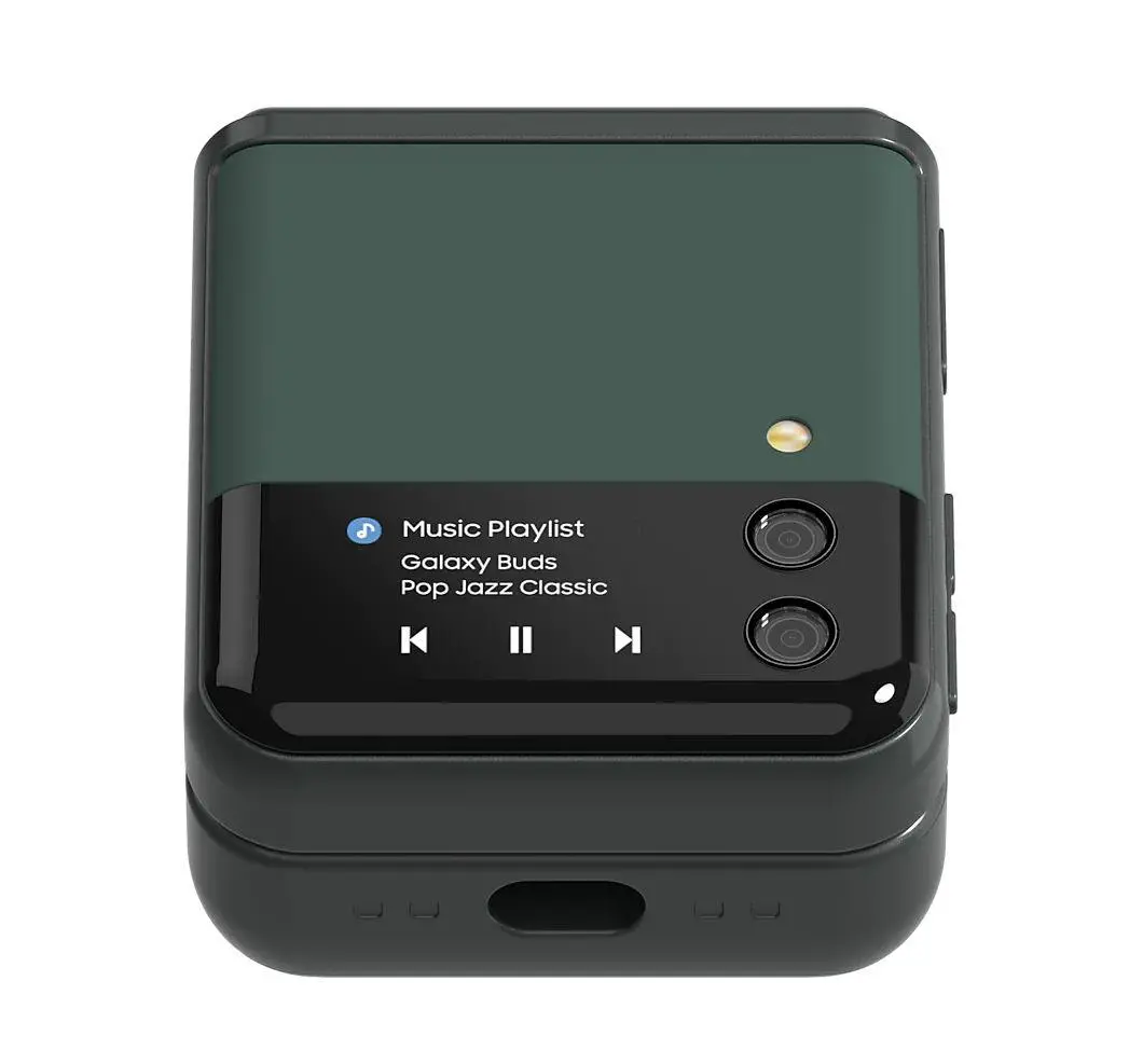 Etui na słuchawki Samsung GP-FPR177AMAGW Anymode Galaxy Buds Z Flip 3 Cover do Galaxy Buds 2 Zielony