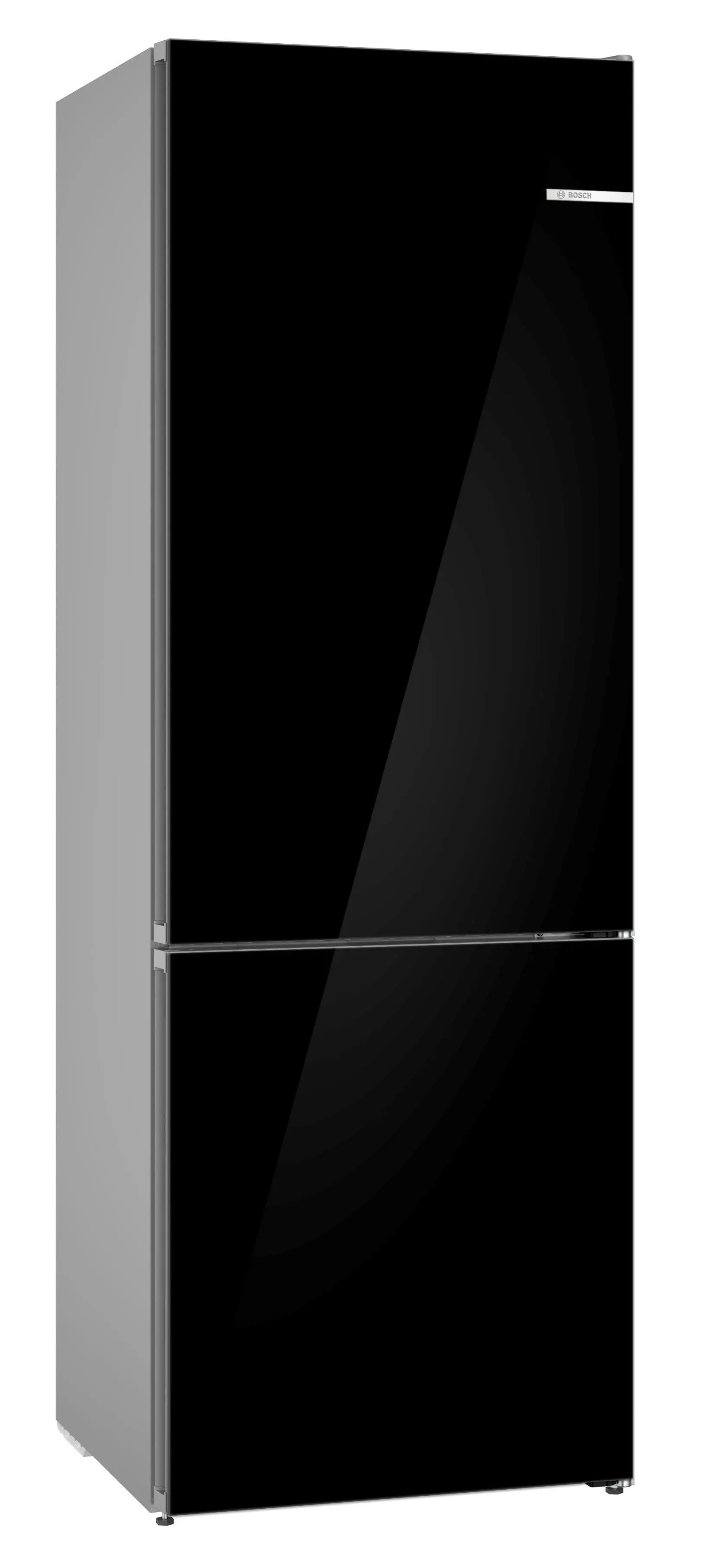 Lodówka Bosch Serie 6 KGN49LBCF Pełny No Frost 203cm Szuflada z kontrolą wilgotności Czarne szkło