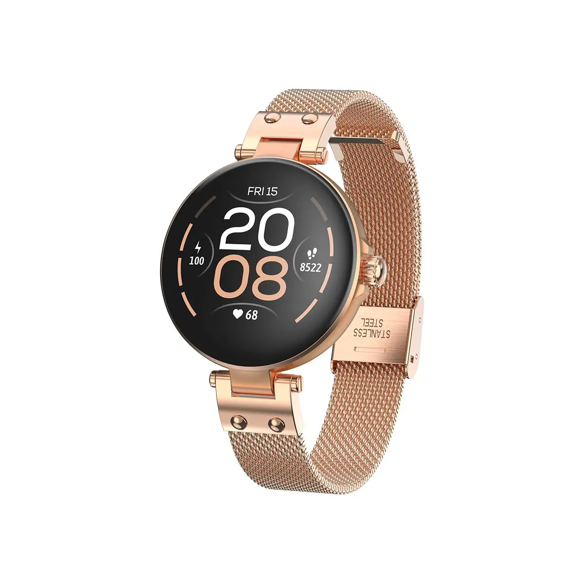Smartwatch Forever SB-305 36mm Różowe złoto