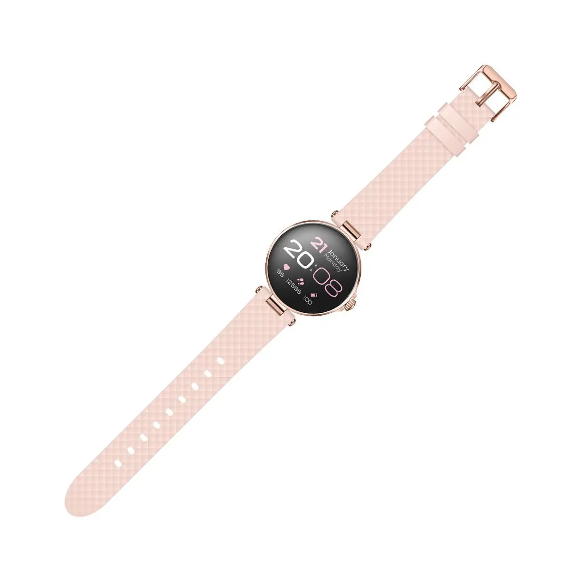 Smartwatch Forever SB-305 36mm Różowe złoto