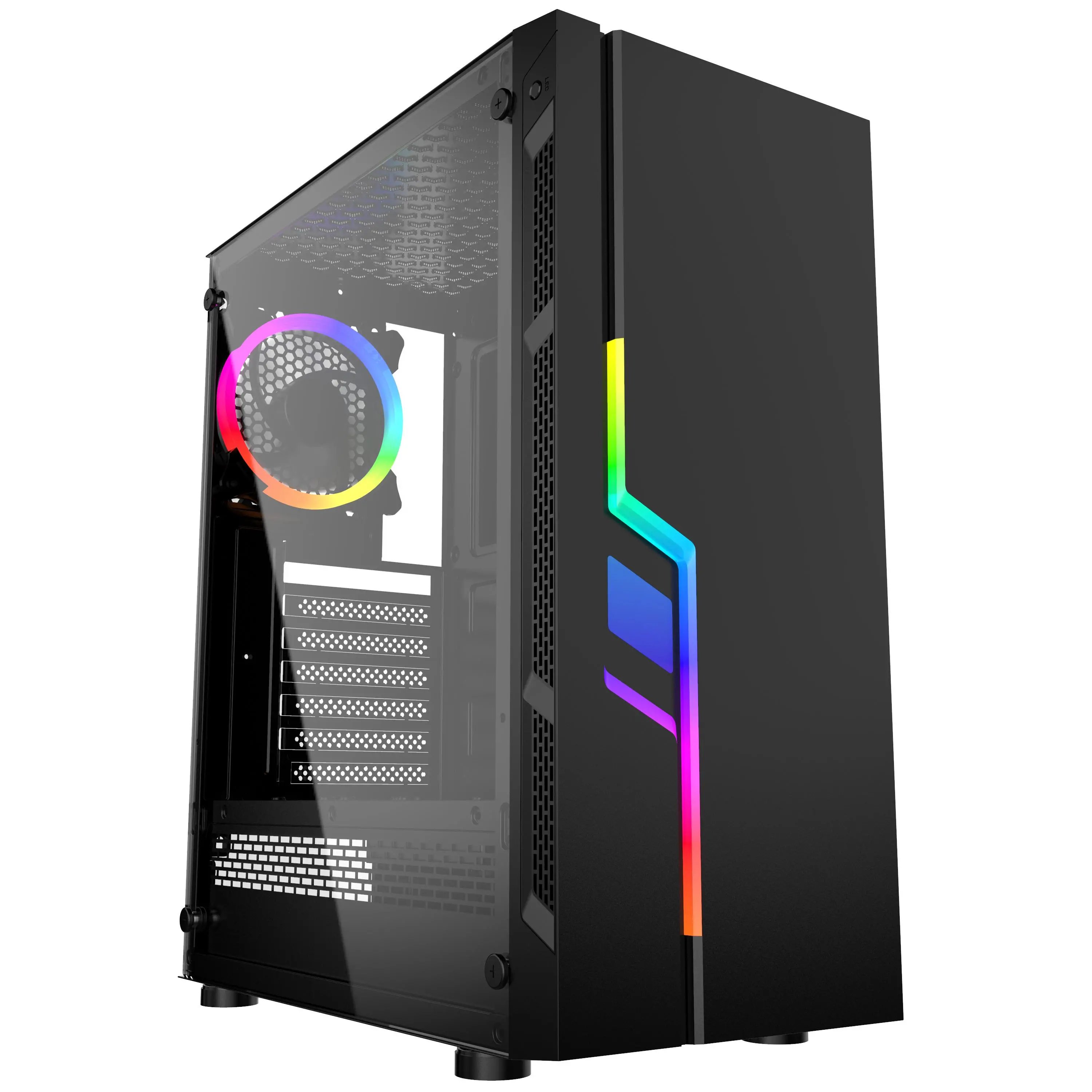 Obudowa Gembird Fornax 2000 RGB Czarny