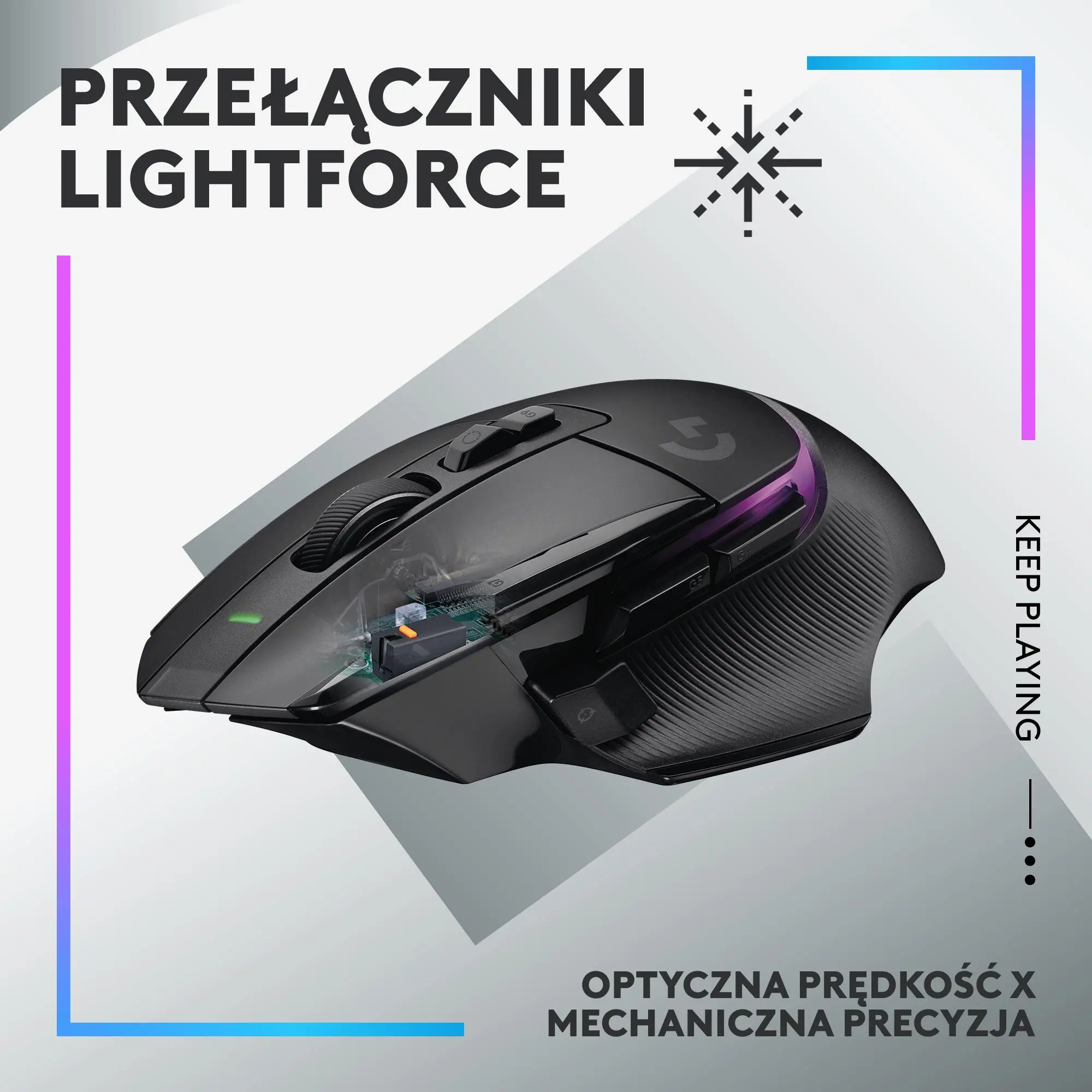 Myszka gamingowa Logitech G502 X Plus Czarny - Opinie, Cena