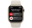 Apple Watch Series 8 GPS+Cellular 45mm koperta z aluminium księżycowa poświata - pasek sportowy księżycowa poświata