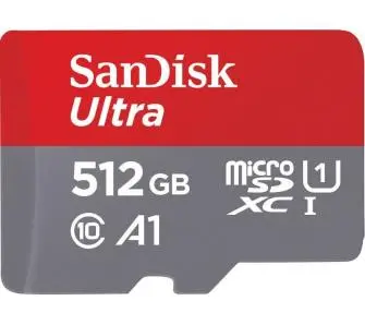 Karta pamięci SanDisk Ultra microSDXC UHS-I 512GB 150MB/s A1