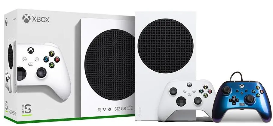 Konsola Xbox Series S 512GB + Pad przewodowy PowerA Enhanced Nebula V2