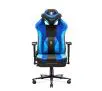 Fotel Diablo Chairs X-Player 2.0 Normal Size Gamingowy do 150kg Skóra ECO Tkanina Czarno-niebieski