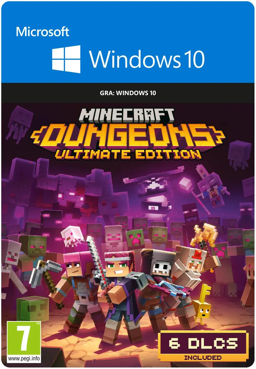 Minecraft Dungeons Edycja Ultimate [kod aktywacyjny] Gra na PC