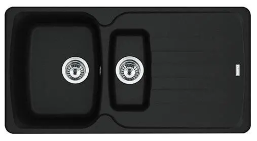 Zlewozmywak Franke Antea AZG 651 Granitowy Czarny mat