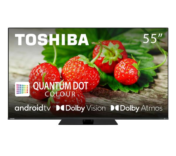 Telewizor Toshiba 55QA7D63DG 55"  QLED Android TV Dolby Vision Dolby Atmos DTS-X 60Hz DVB-T2