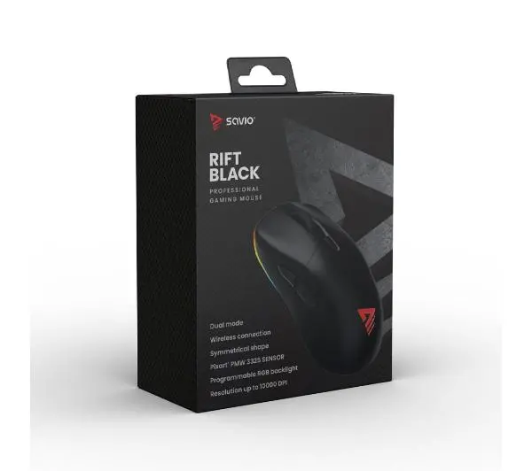 Savio Rift Black Czarny