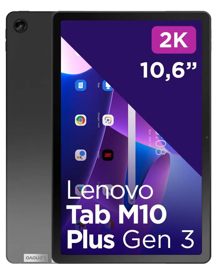 Tablet Lenovo Tab M10 Plus (3rd Gen) TB128XU 10,61" 4/128GB LTE Storm Grey + Etui Folio Case