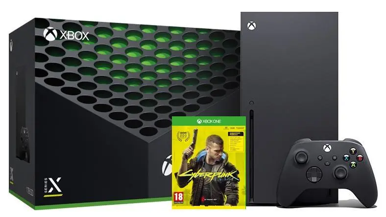Konsola Xbox Series X 1TB z napędem + Cyberpunk 2077