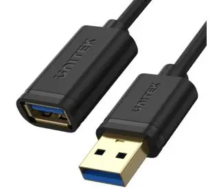 Unitek Y-C4030GBK przedłużacz USB 3.0 AM-AF 3m Czarny