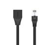 Kabel sieciowy Unitek C1896BK RJ-45 (8P8C) M-F Cat 6 STP 5m Czarny