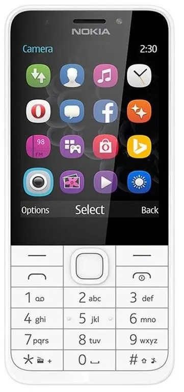 Telefon Nokia 230 Dual Sim (srebrny)