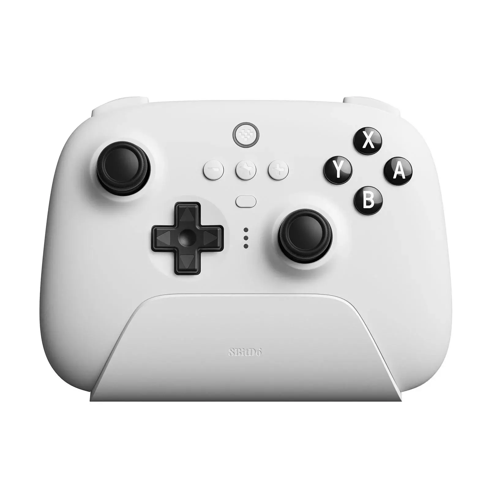 Pad 8BitDo Ultimate Wireless Bluetooth Controller ze stacją ładującą do PC, NSW, Android, iOS Bezprzewodowy Biały