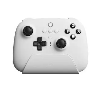 Pad 8BitDo Ultimate Wireless Bluetooth Controller ze stacją ładującą do PC, NSW, Android, iOS Bezprzewodowy Biały