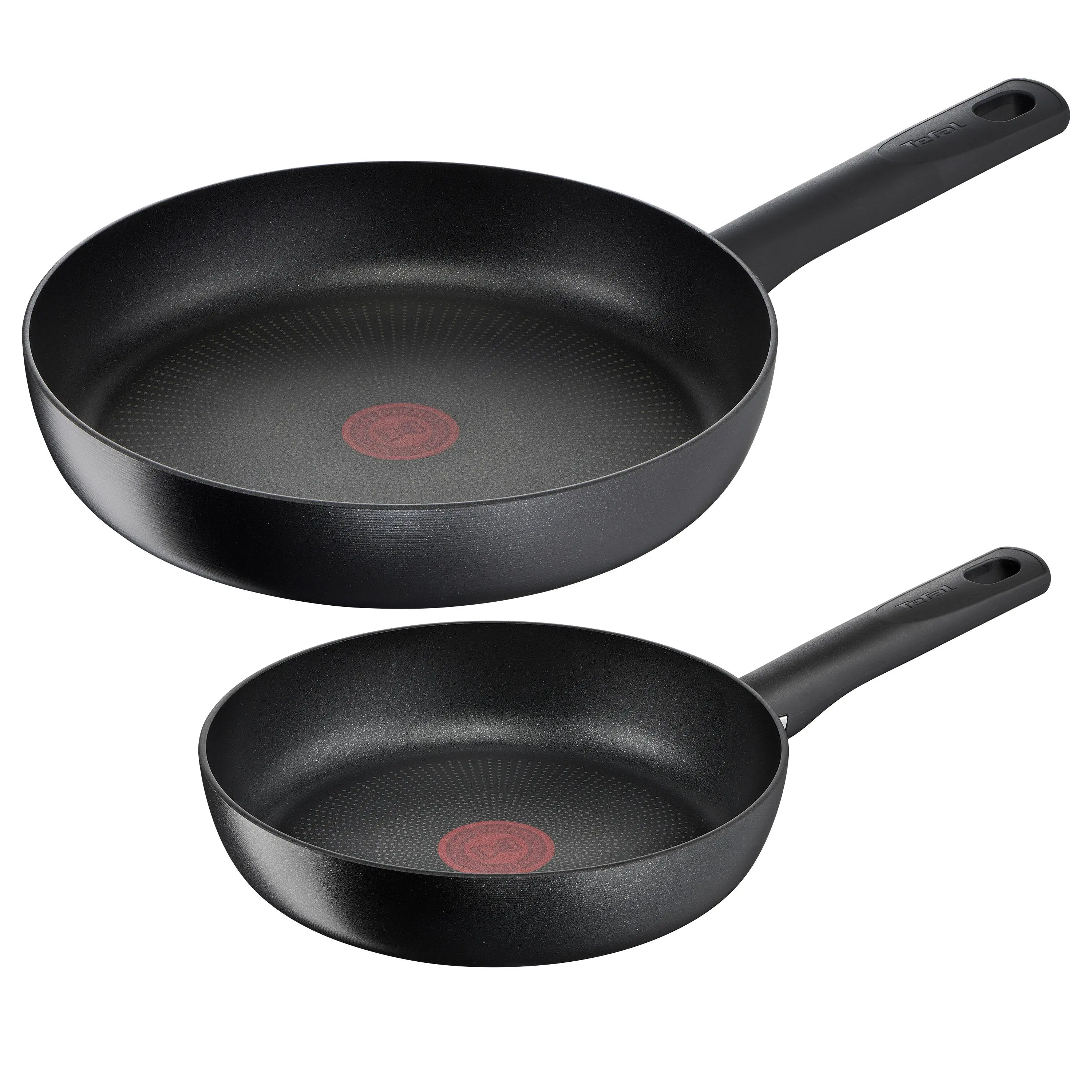 Zestaw patelni Tefal Hard Titanium G3019022 Indukcja Titanium 3X 22cm, 28cm