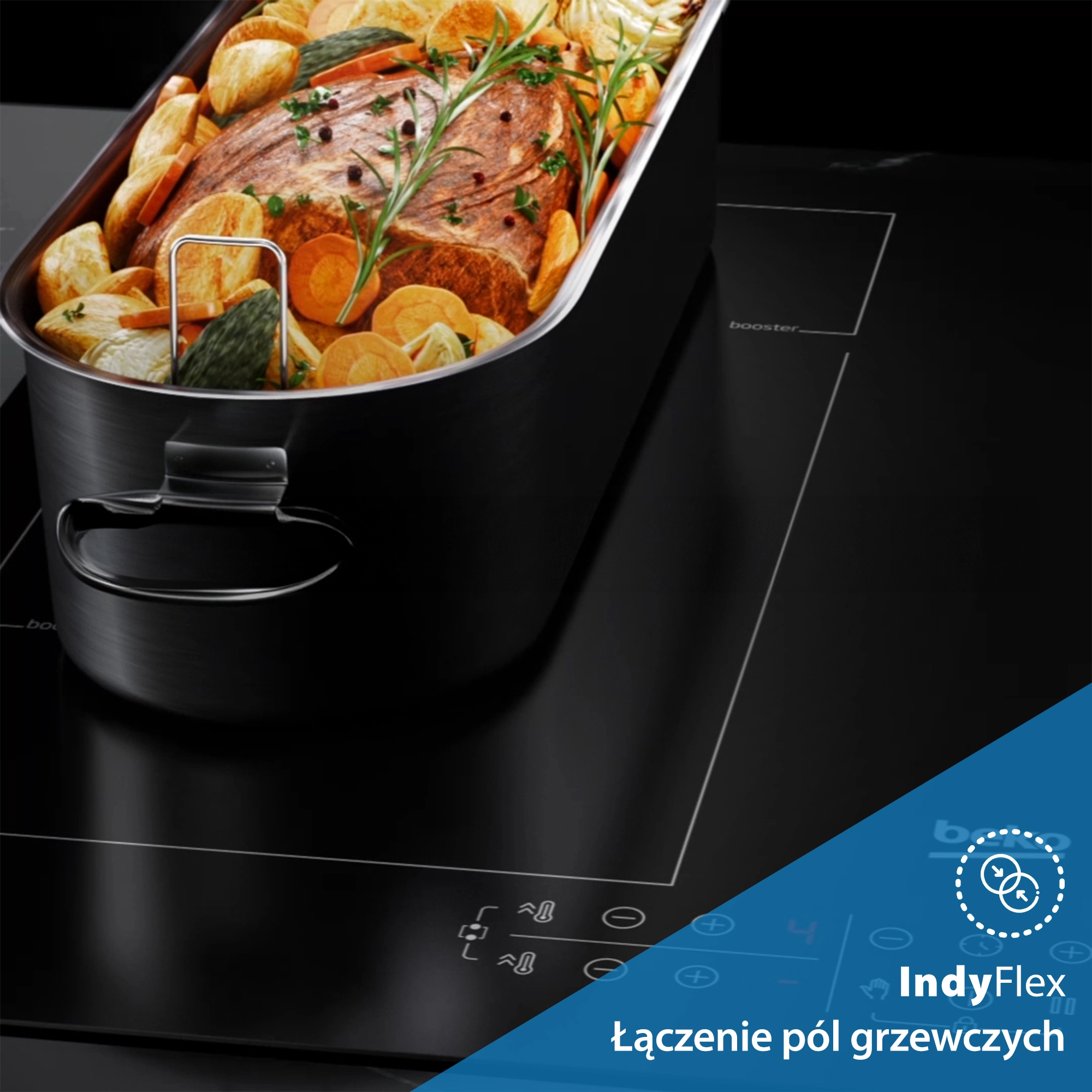 Płyta indukcyjna Beko b300 HII64200SFMT IndyFlex 59cm