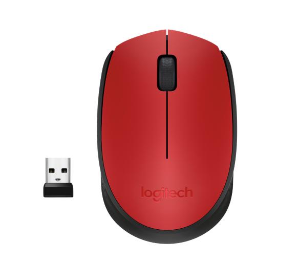 mysz komputerowa Logitech M171 (czerwony)