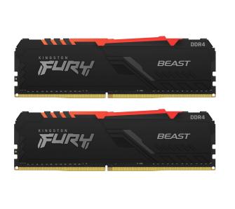Pamięć RAM Kingston FURY Beast DDR4 RGB 64GB (2 x 32GB) 3600 CL18 Czarny