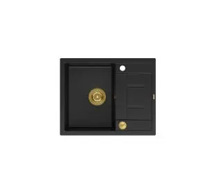 Quadron HB8210U7-G1 P2O Morgan 116 Granitowy Czarny mat/Złoty - DRUGI -30%, ALBO 5-TY ZA 1ZŁ - Kup na Raty - RRSO 0%