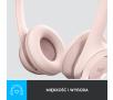 Słuchawki przewodowe z mikrofonem Logitech H390 Nauszne Różowy