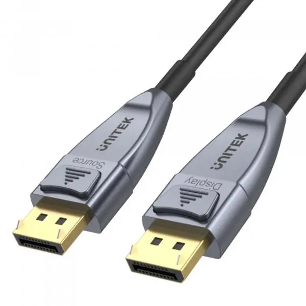 Kabel optyczny DisplayPort Unitek C1617GY 1.4 AOC 8K 15m Czarny
