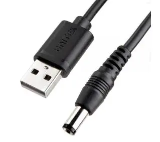 Unitek Y-C4046BK USB - wtyk DC 5.5/2.5mm 9V Czarny