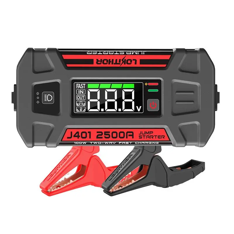Powerbank Lokithor J401 Jump starter- 2500A 12V 74Wh 100W Czarny
