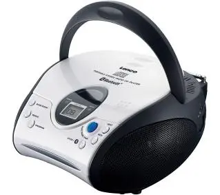 Lenco SCD-24BT Bluetooth Czarno-srebrny