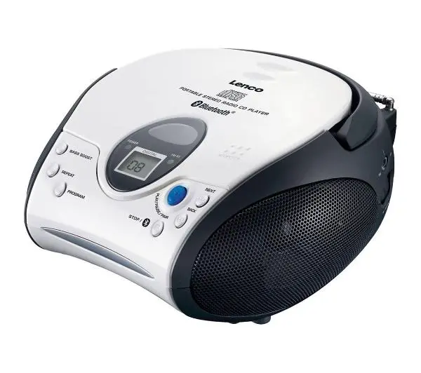 Lenco SCD-24BT Bluetooth Czarno-srebrny