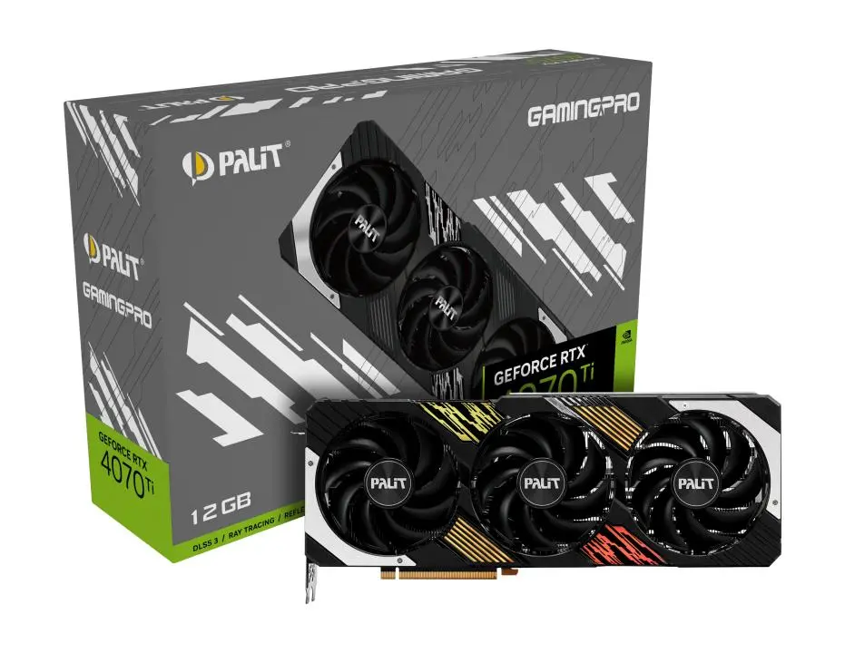 Karta graficzna Palit GeForce RTX 4070 Ti GamingPro 12GB GDDR6X 192bit DLSS 3