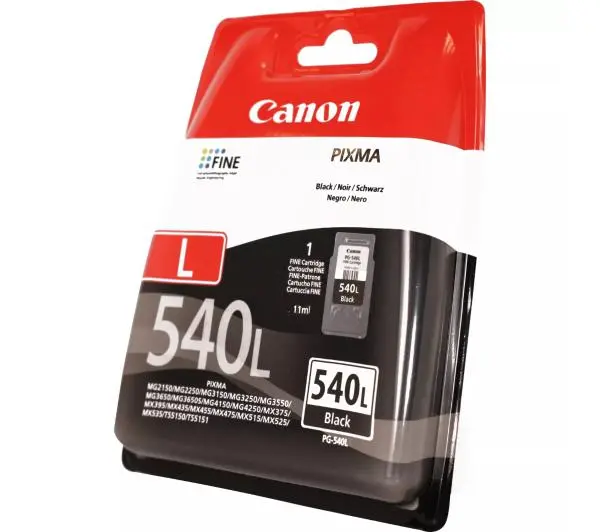 Canon PG-540L BK Czarny 11 ml