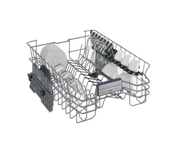 Beko bPro500 BDFS26042XQ 44,8cm Automatyczne otwieranie drzwi Szuflada na sztućce - DRUGI -30%, ALBO 5-TY ZA 1ZŁ - Kup na Raty - RRSO 0%