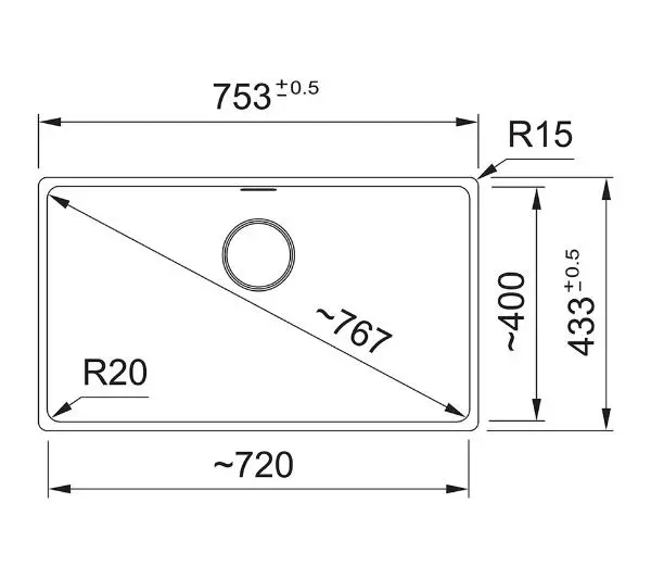 Franke Maris MRG 110-72 Granitowy Czarny mat - Kup na Raty - RRSO 0%