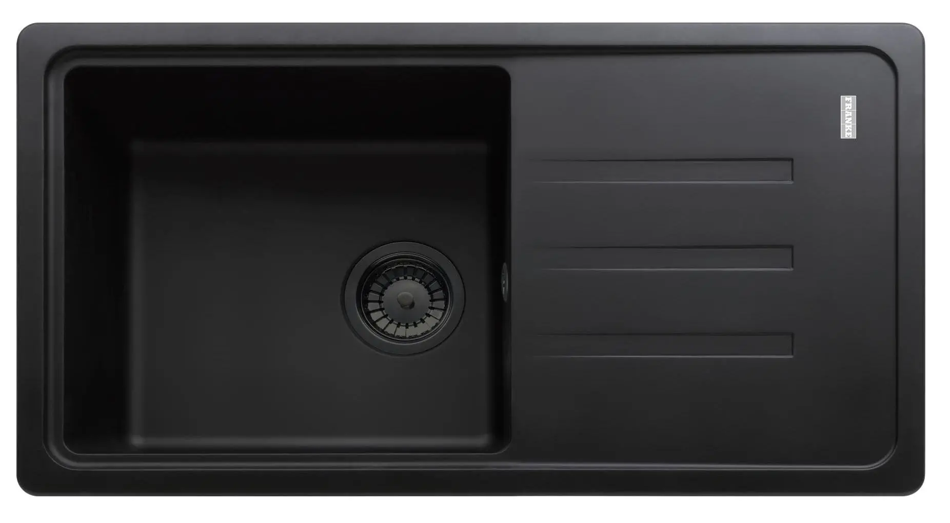 Zlewozmywak Franke Bliss BSG 611-78 Granitowy Czarny mat