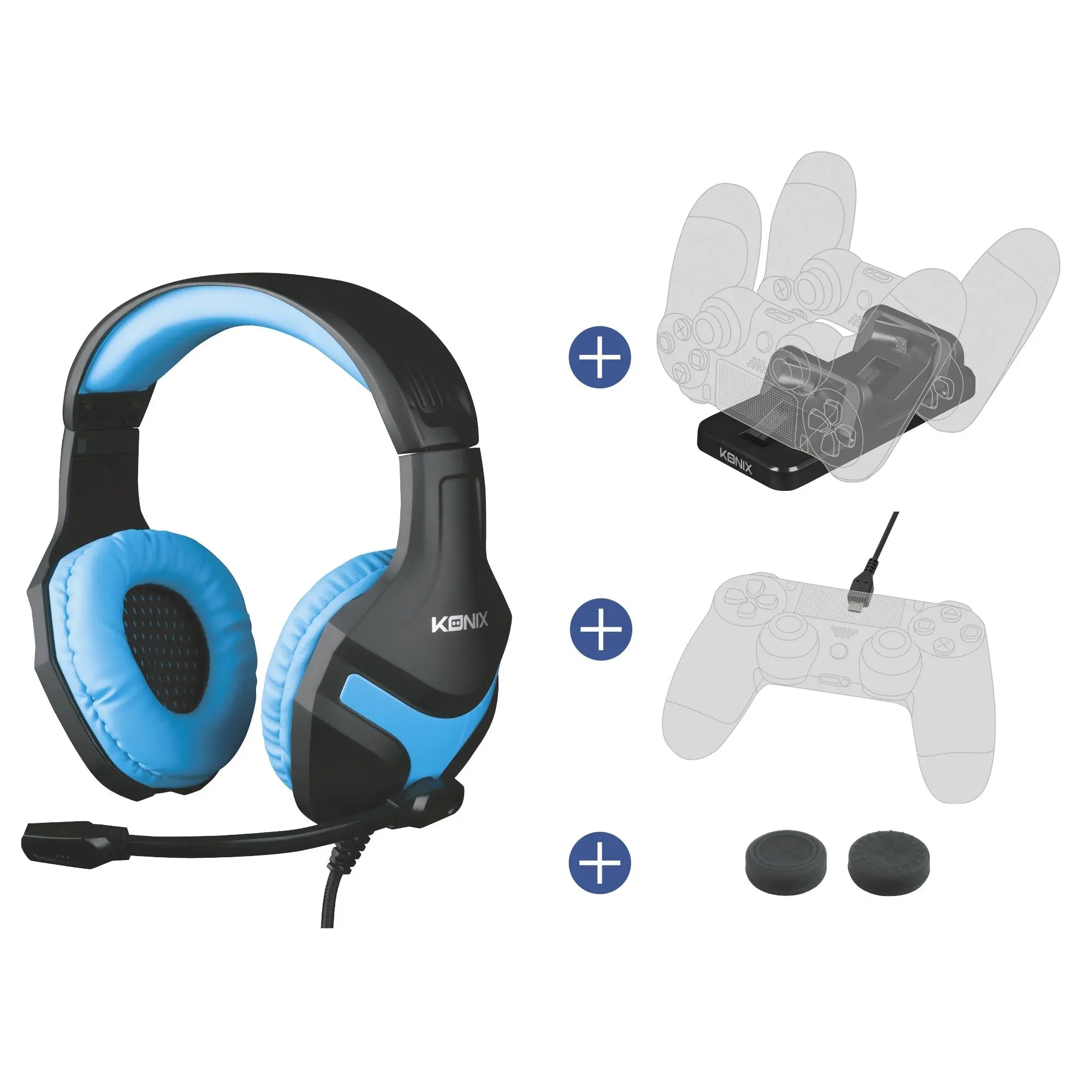 Zestaw Konix Gamer Pack PS4