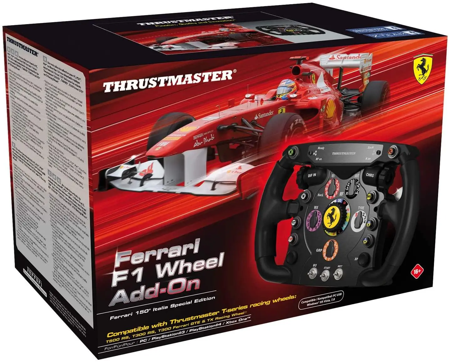 PlayStation - 【最終値下げ】Thrustmaster Ferrari F1 Wheel Thrustmaster Ferrari F1 Wheel Add-On do PS4, PS3, Xbox One