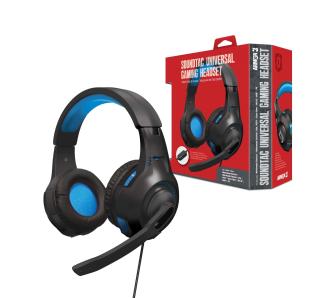 Słuchawki przewodowe z mikrofonem Armor3 SounTac Nauszne Niebieski