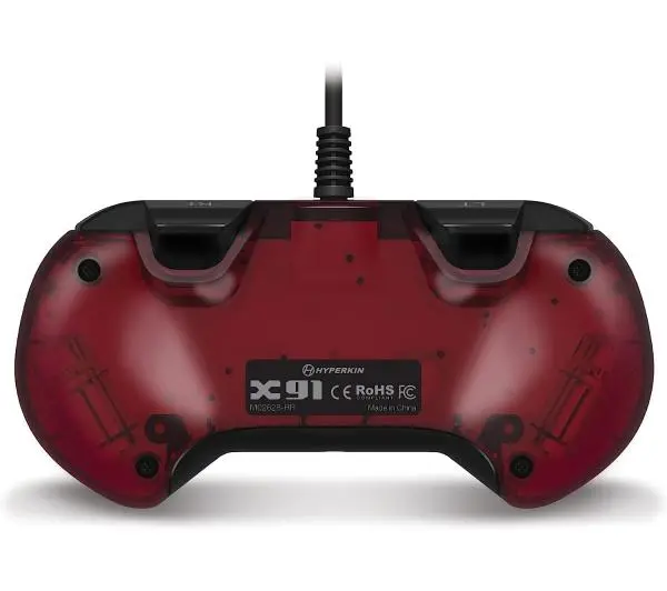 Hyperkin X91 Wired Controller Ruby Red do Xbox, PC Przewodowy