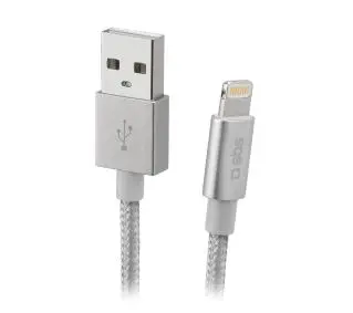 SBS USB do Lightning 1m Szary