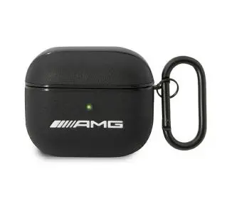 Mercedes-Benz Leather AMA3SLWK do AirPods 3 Czarny