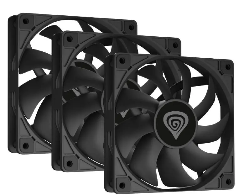 Wentylator Genesis Oxal 120mm 3szt. Czarny