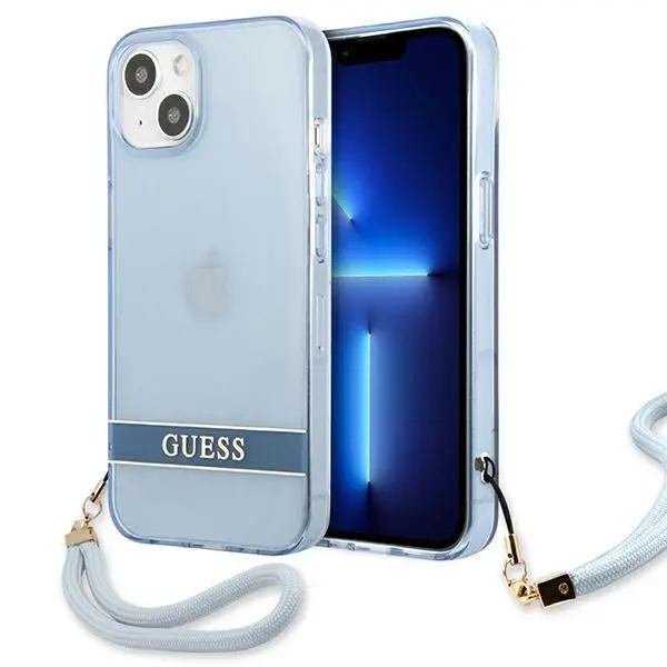Etui Guess Translucent Strap GUHCP13MHTSGSB do iPhone 13