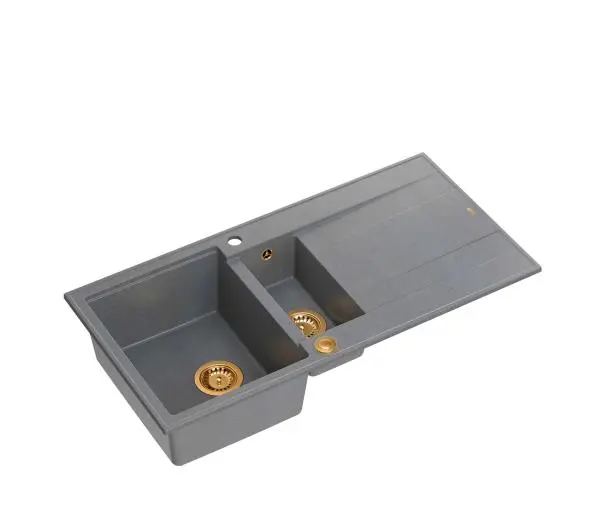 Quadron HQE5510050U5_PVDC1 P2O Evan 156 Granitowy Szary/Miedziany - DRUGI -30%, ALBO 5-TY ZA 1ZŁ - Kup na Raty - RRSO 0%